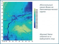 Абиссальныйканал Вима набатиметрическойкарте