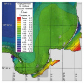 Течения и уровень моря в прибрежной зоне и лагунах Юго-Восточной Балтики при ветро-волновом нагоне и 3-С3 ветре 20 м/с (численное моделирование)